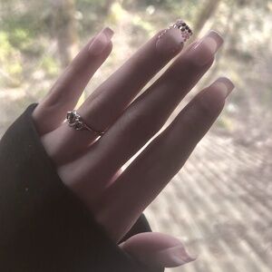 Handmade Medium Square Gel Press On Nails